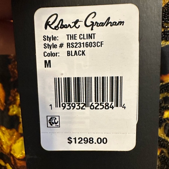 NWT Robert Graham Limited Edition “The Clint” 50% Off Original Price - Picture 15 of 17